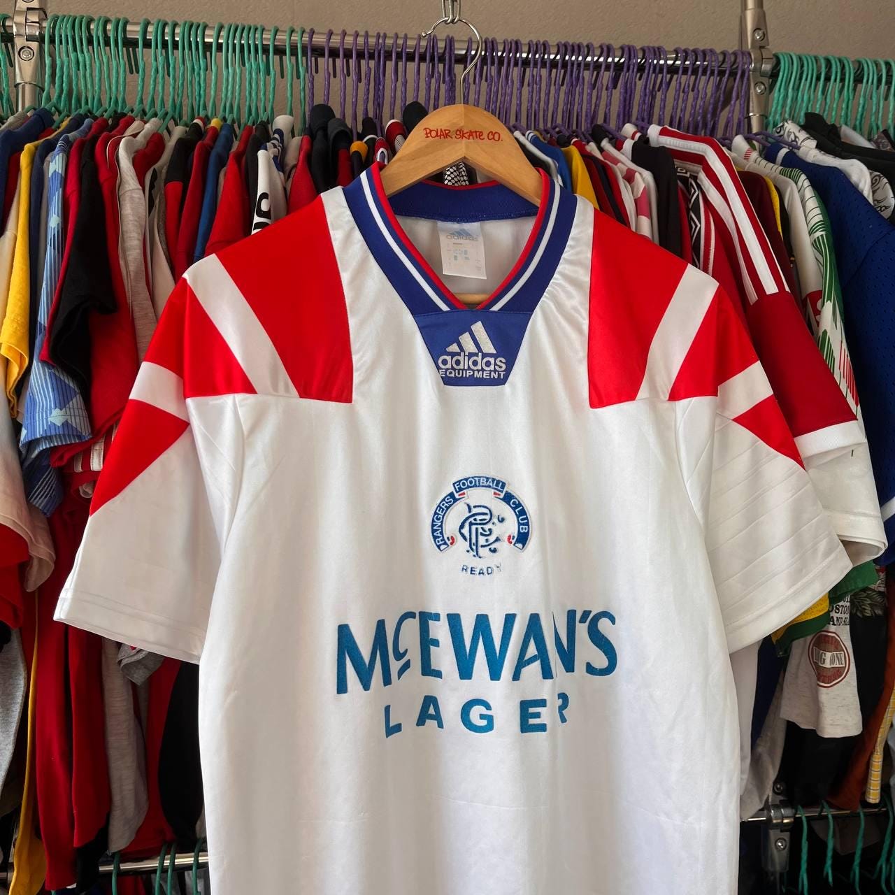 Retro Glasgow Rangers Jersey - Etsy