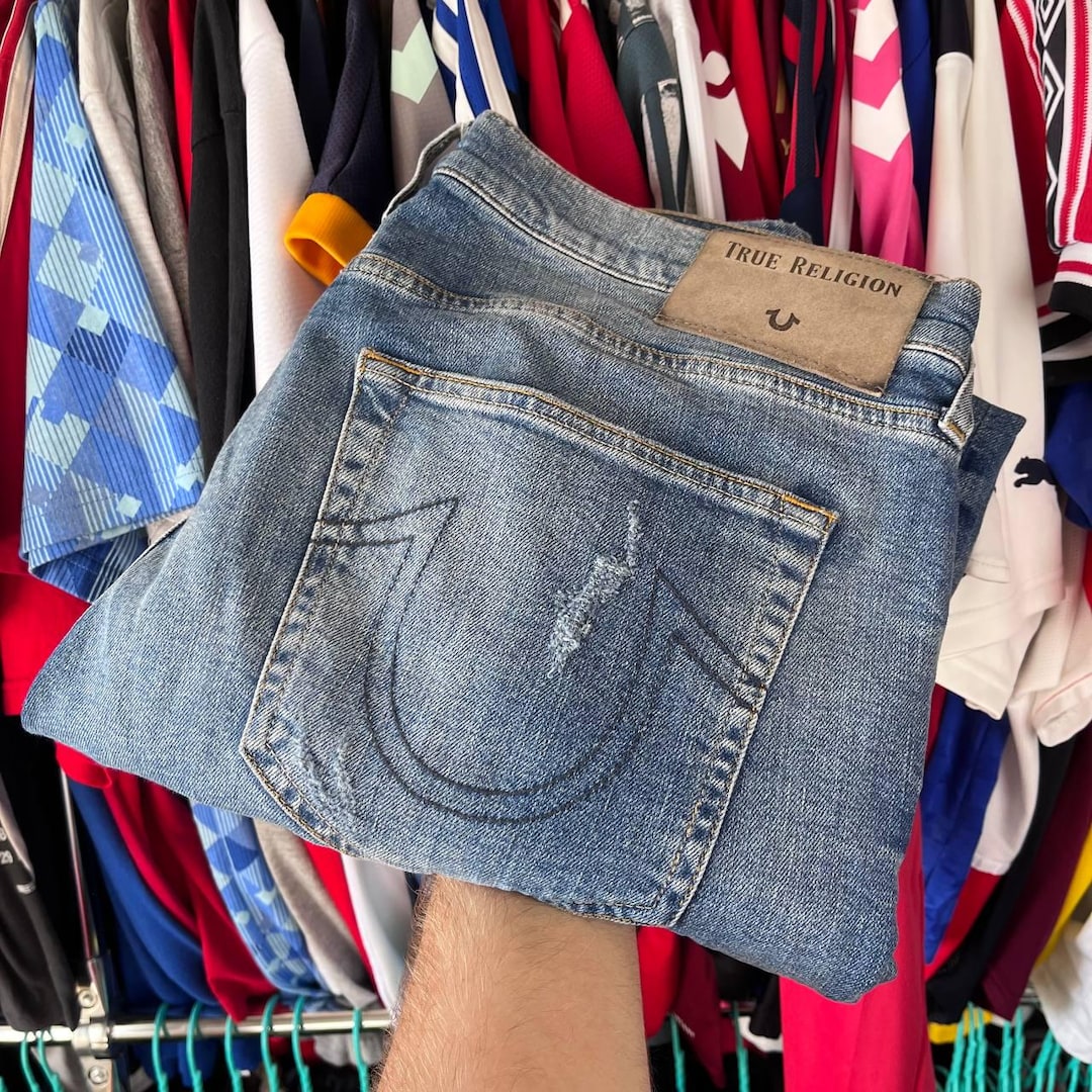 True Religion ストレートデニム 淡いブルー old 00年代 TRUE RELIGION 