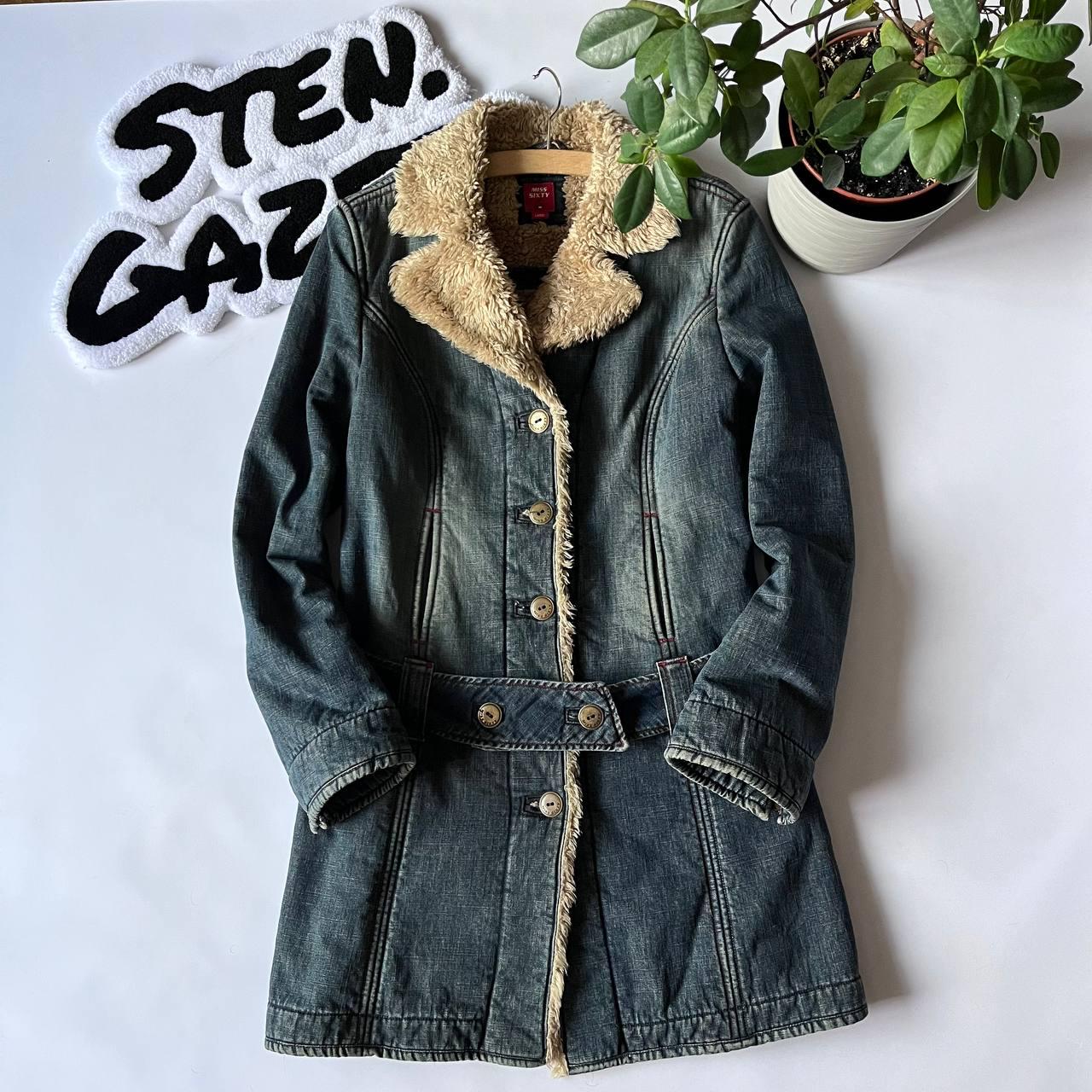 Y2k Fur Denim Jacket - Etsy