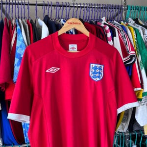 England National Team Football Soccer Jersey Tshirt Size 42