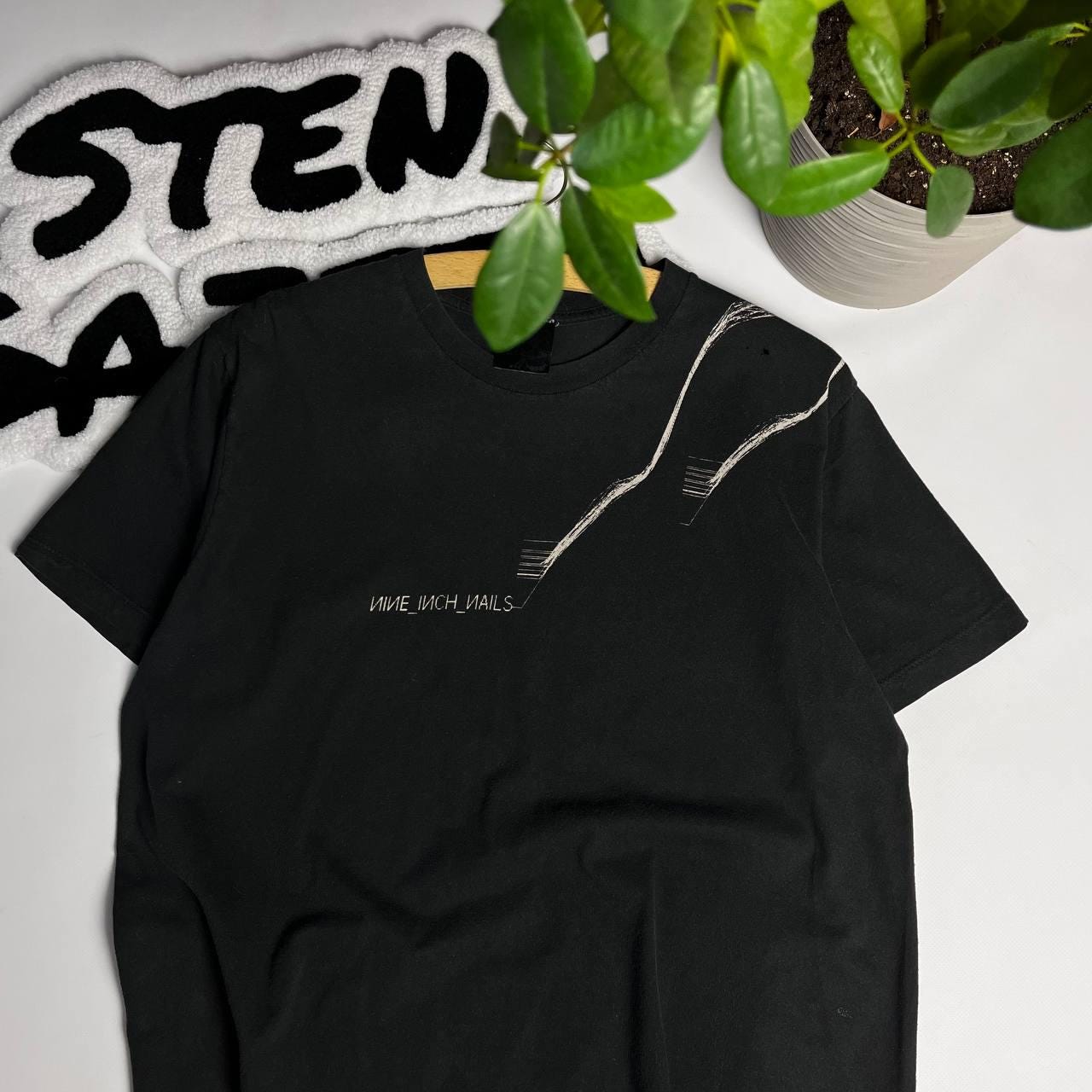 Vintage Nine Inch Nails With Teeth T Shirt Giant Tag Made in USA