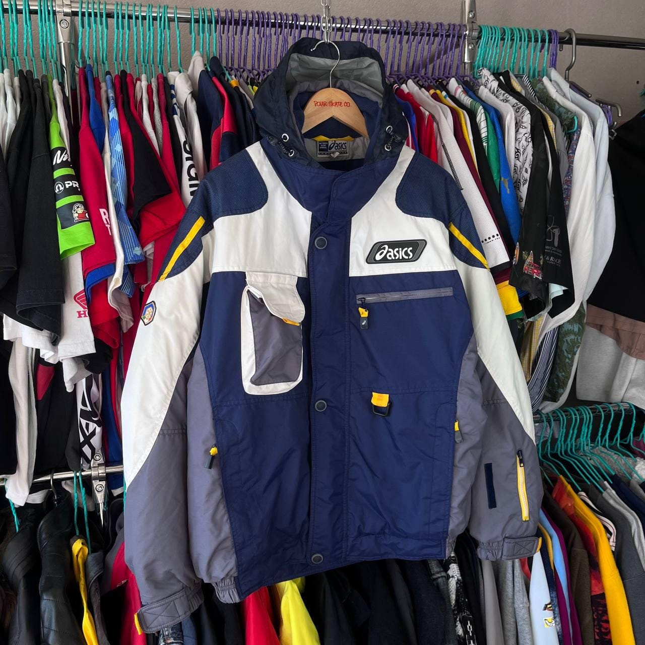 ASICS アシックス ヴィンテージ スキーウェア 上下 LL 90s 日本製 Vintage 90s Asics Italia National Ski Team Winter Olympic Games