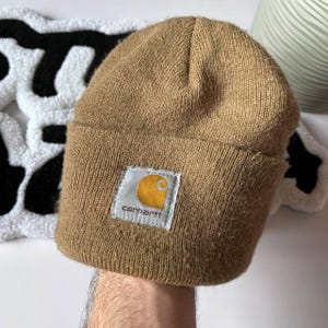 Vintage Carhartt Brown hat Made in USA OS Rap Streetwear