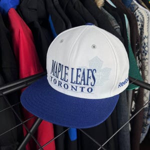 Vintage NHL Toronto Maple Leafs Cap Hat Snapback Hockey Size OS