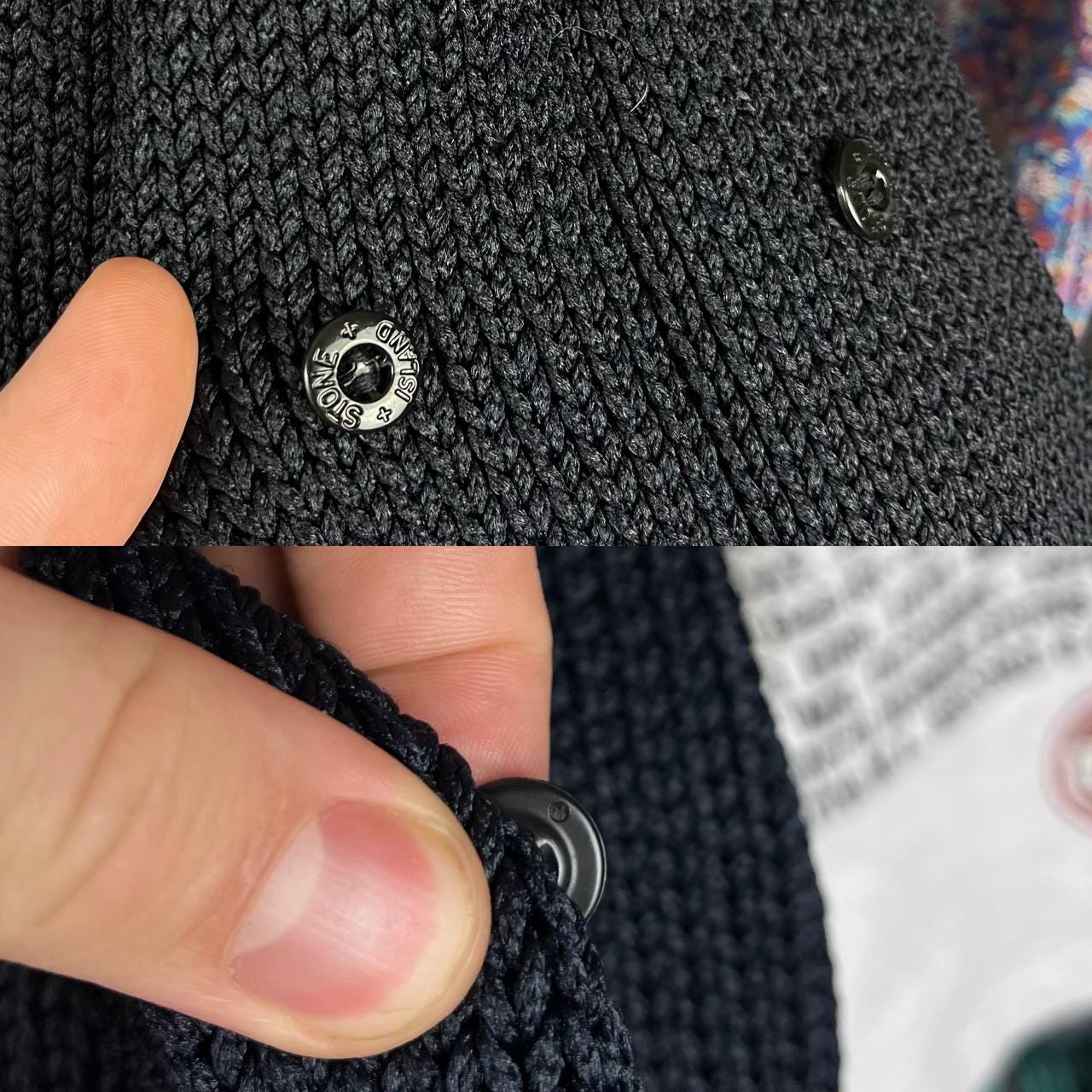 Vintage Stone Island Spring/summer 1999 Knitwear Hooded Sweater 