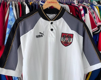 Vintage Austria National Team 1997/1998 Football Soccer Jersey Tshirt Sz S