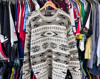 Reserved MULTICOLORED SWEATER: Vintage Tundra Canada 3D Knit