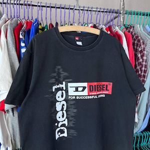 Vintage Diesel Big Logo T Shirt Size XL