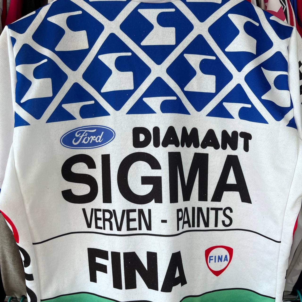 RARE MAILLOT CYCLISTE VINTAGE 1988 SIGMA FINA DIAMANT équipe par