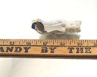 White Cat Antique German Doll Parts Figurines Mixed Media Art Assemblage Art Projects