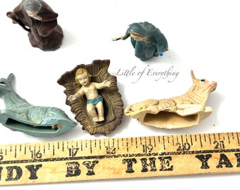 Two Vintage Nativity Sets Italy Nativity Christmas Decoration