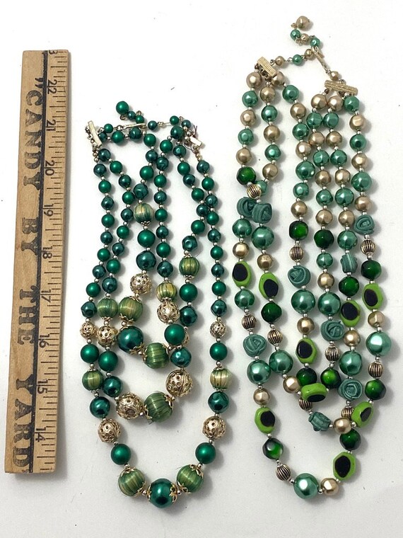 Vintage Necklace Lot Beads Lot Destash Jewelry Eme