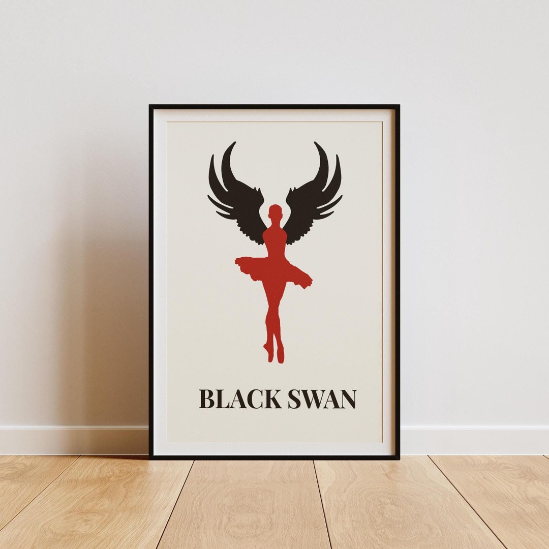 Black Swan Minimalist Movie Poster – Printable Wall Art, Mila Kunis ...