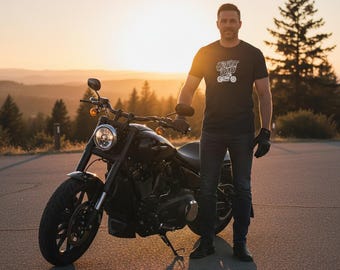 Camiseta de papá forajido - Regalo de motociclista para papá - Camiseta de papá motociclista - Día del Padre - Regalo del Día del Padre para motociclistas