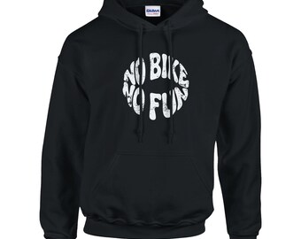 Sudadera con capucha de motociclista - Sin moto no hay diversión - Sudadera con capucha de motociclista, regalo, sudadera con capucha unisex