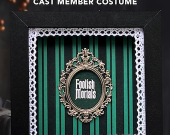 Own a Piece of the Haunted Mansion Decor Disneyworld Cast Member Costume | Disney Gift | Disneyland Collectable Art | Foolish Mortals