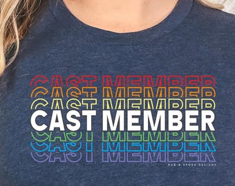 Pride Disney Cast Member Shirt | Gift for Disneyland & Disney World Cast Member | Pride Tshirt | WDW CM | Disney College Program Tee