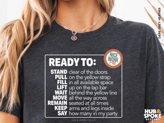 Funny Disney Shirt  Model Guest ORIGINAL Edition | Park Hopper | Please Stand Clear of the Doors | Pull Yellow Strap | Disney Adult
