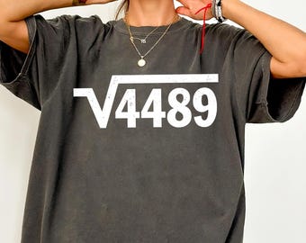 Square Root 4489 Shirt, Funny Math Teacher Tee