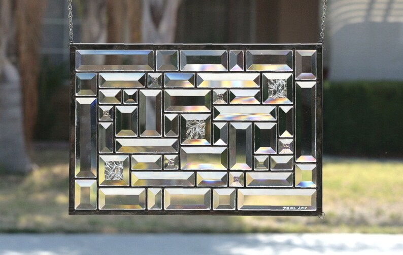 small stained glass window panels