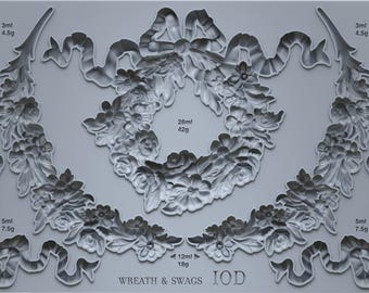 Wreath & Swags 6x10 IOD Mould™