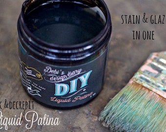 Dark & Decrepit Liquid Patina- by DIY Paint