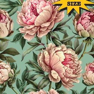 Blushing Blooms - Rice Decoupage Paper