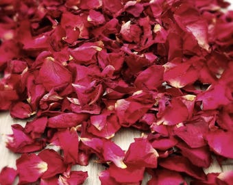 Dried Flower Petals: Natural Wedding Confetti, Eco-Friendly Biodegradable Decor