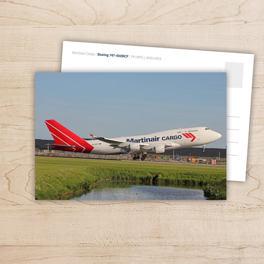 Fly Postcard Postcard Set With 6 Boeing 747 Motifs | Aviation Postcards | Part 1/2 ...