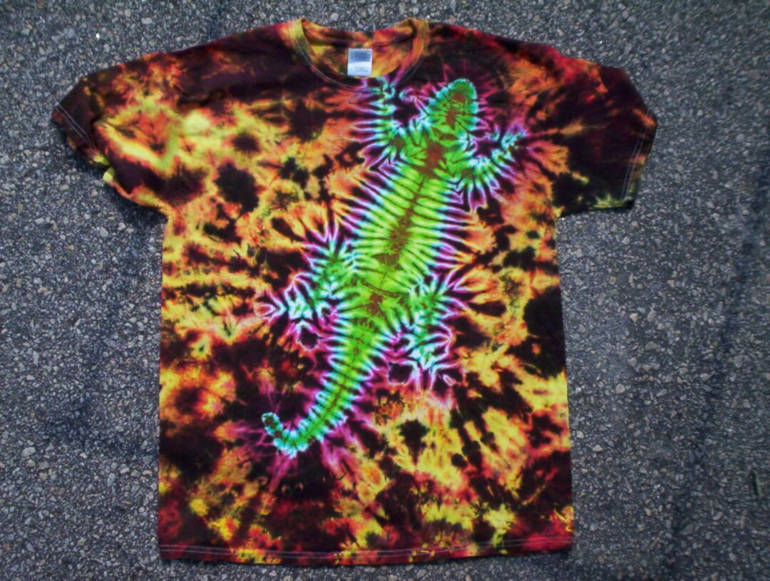 Desert Lizard Tie Dye Size S 5X Etsy