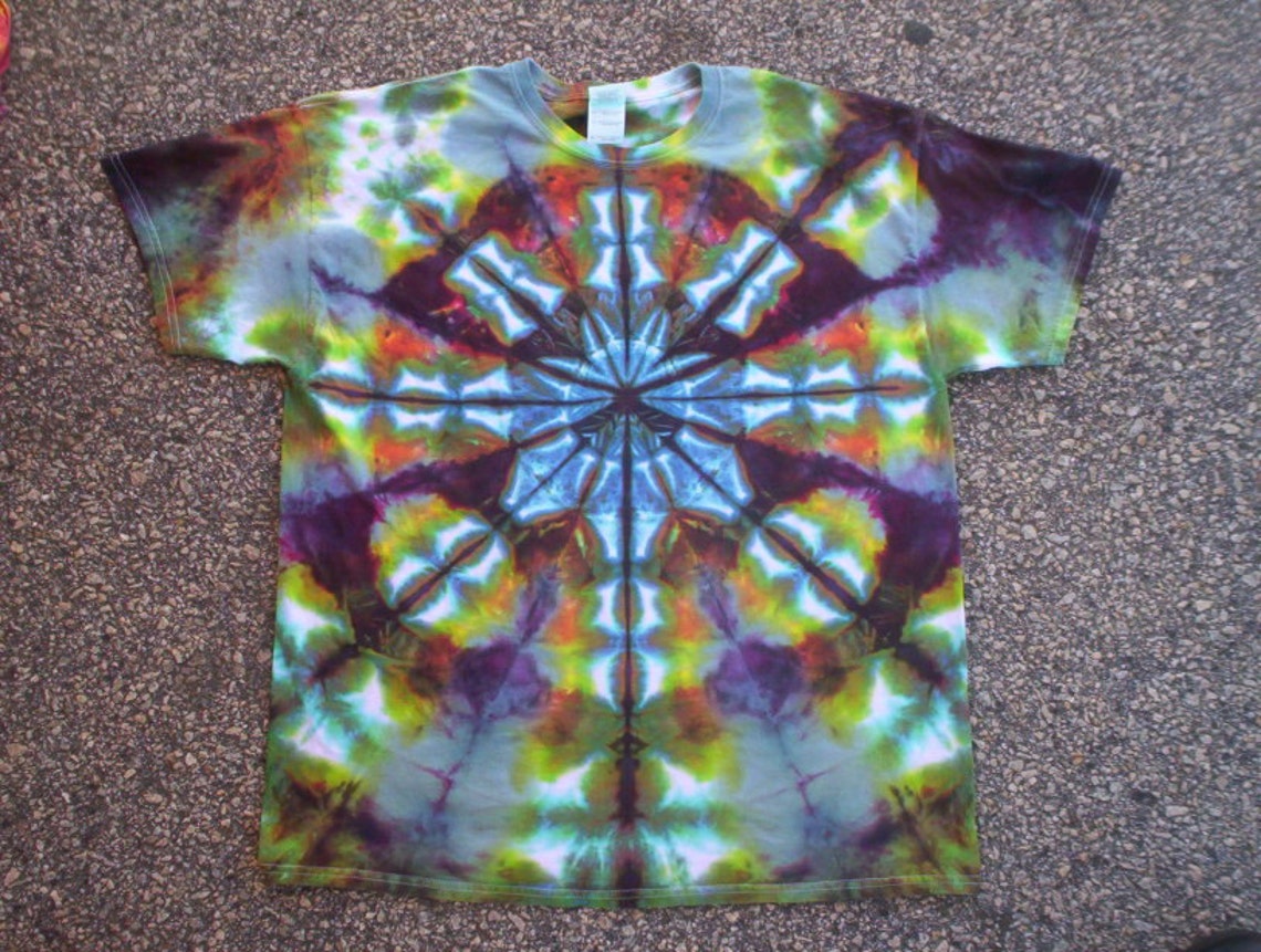 Kaleidoscope Tie Dye Size XL Etsy