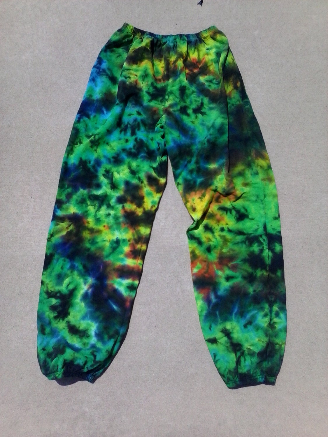 Earth Tones Tie Dye Sweat Pants Size S 