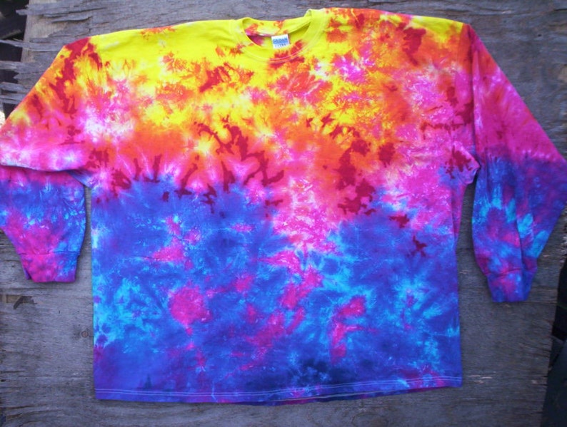 5X Sunset on the Water Tie Dye Long Sleeve | Etsy