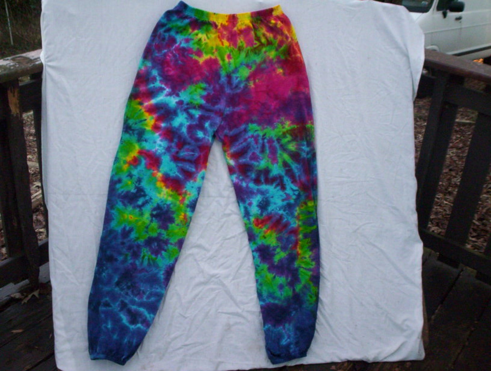 Rainbow Galaxy Tie Dye Sweat Pants Size XL | Etsy