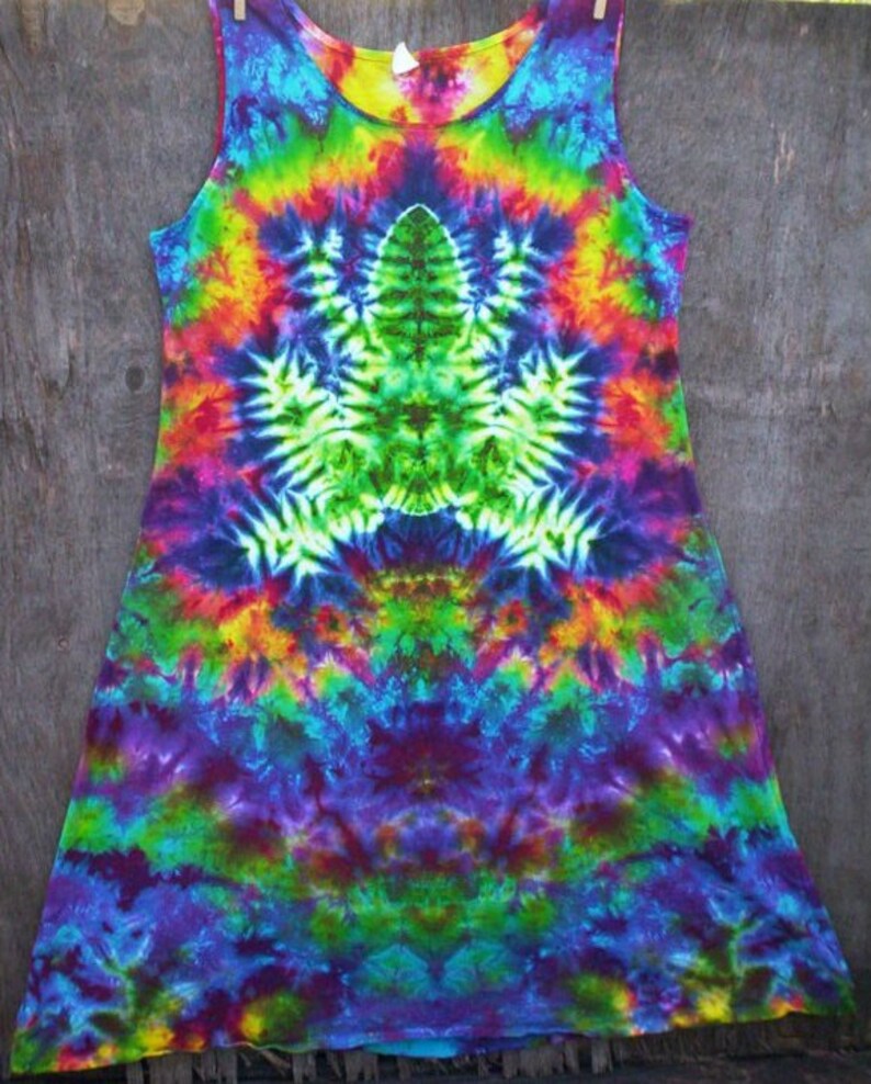 Rainbow Frog Tie Dye Tank Dress Size S 3X Etsy