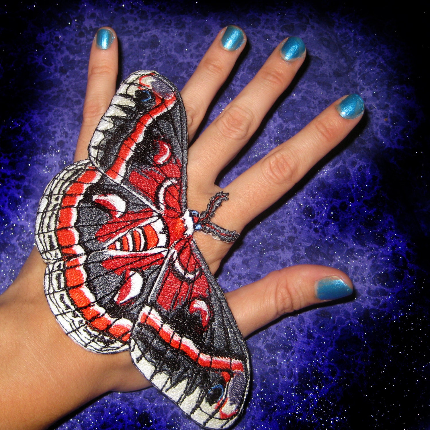 Cecropia Moth Hyalophora cecropia Iron on Patch