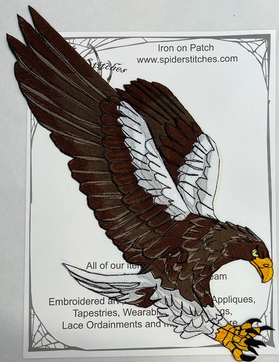 Águila marina de Steller Haliaeetus pelagicus Flying Bird Iron - Etsy México