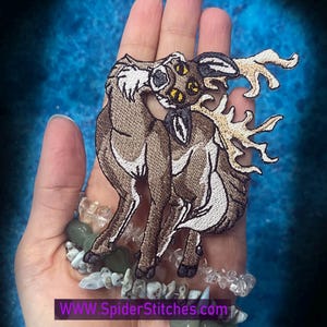 Legendary Appalachian Not Deer Cryptid Monster folk lore Iron on Patch