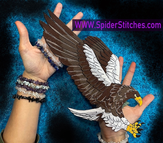 Águila marina de Steller Haliaeetus pelagicus Flying Bird Iron - Etsy México