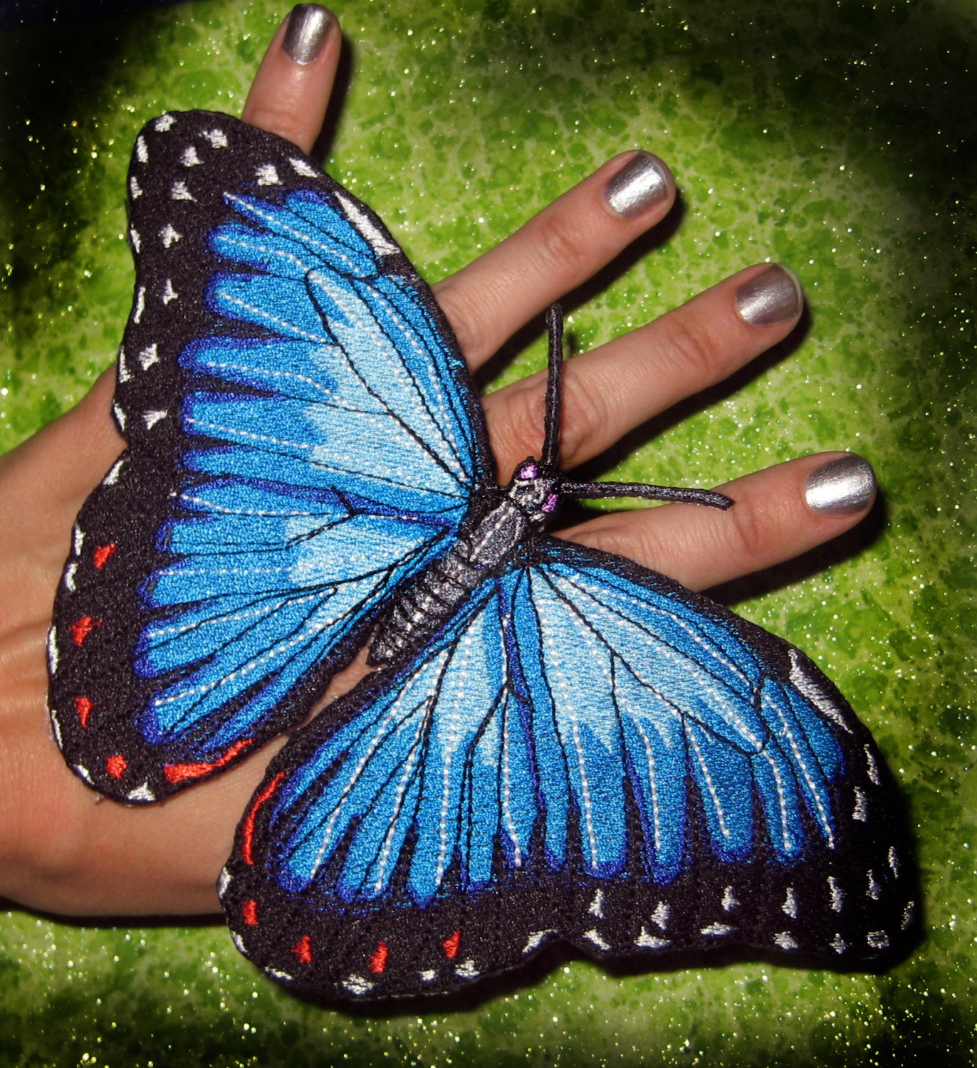 Epic Life Sized Blue Morpho Butterfly Morpho Peleides Butterfly