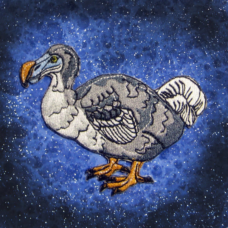 The Dodo Bird Raphus cucullatus Iron On Patch image 1