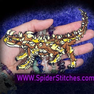 Australian Thorny Devil Lizard Iron On Patch