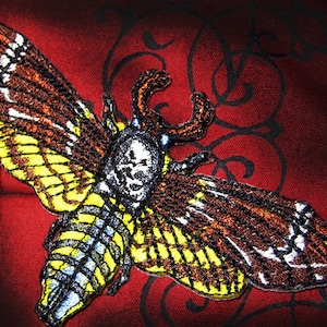 El halcón atropo de atropos insect Steam Punk Iron en Patch