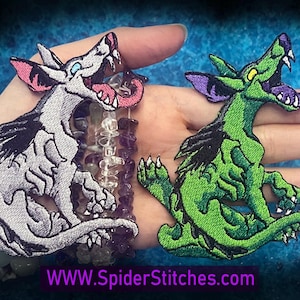 Legendary Chupacabra Cryptid Monster folk lore Iron on Patch