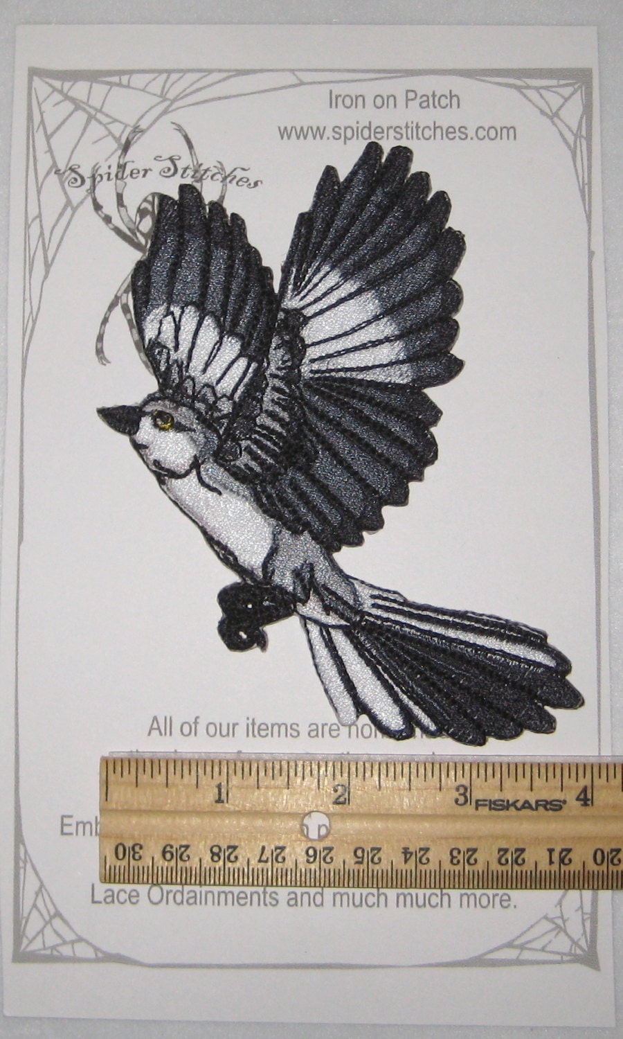 Flying Mocking Bird Mockingbird Iron on Patch Texas Etsy