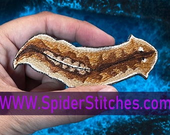Epische Planaria Planarian Flachwurm Flachwurm Bügelbild Wissenschaft Biologie Biologin Geschenk Girardia tigrina