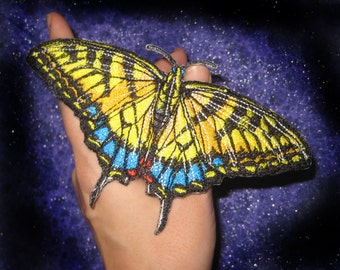 Eastern tiger swallowtail Papilio glaucus Butterfly Iron on Patch