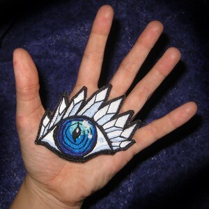 Open Crystal 3rd Eye Iron On Patch