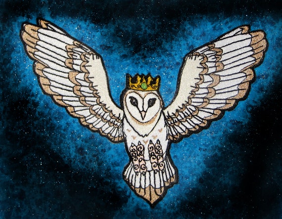 thumbnail interactive-video image 1 of Harry Potter Owl Post Service Embroidered Patch - Iron On / Sew On - UK Made 1 of 5