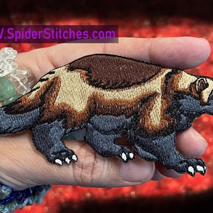 Epic  Wolverine Iron on or sew on Patch Gulo gulo animal